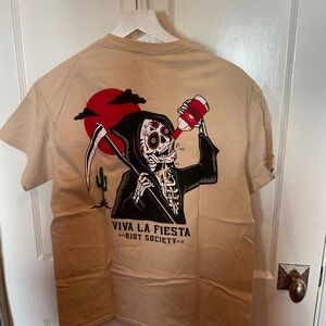 Riot Society Men’s Tee Viva La Fiesta Theme, M